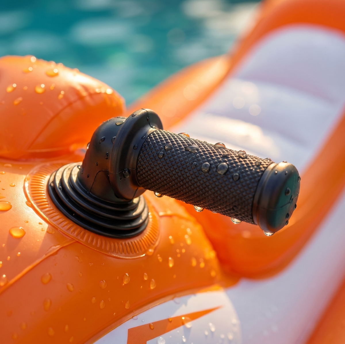 Throttle grip detail